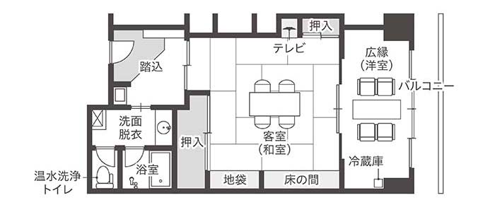 客房平面图